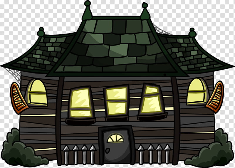 Haunted House, Club Penguin, Igloo, Haunted Mansion, Video Games, Building, Hut, Facade transparent background PNG clipart
