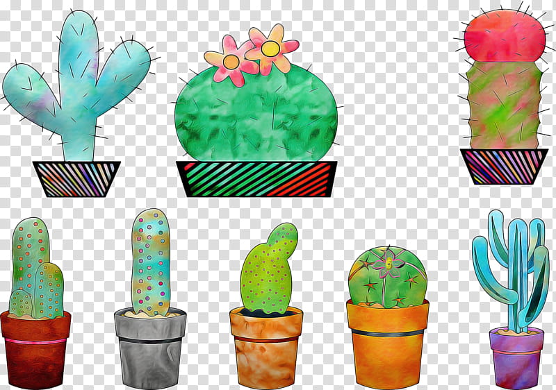 Birthday candle, Cactus, Flowerpot, Baking Cup, Plant, Succulent Plant, Houseplant transparent background PNG clipart