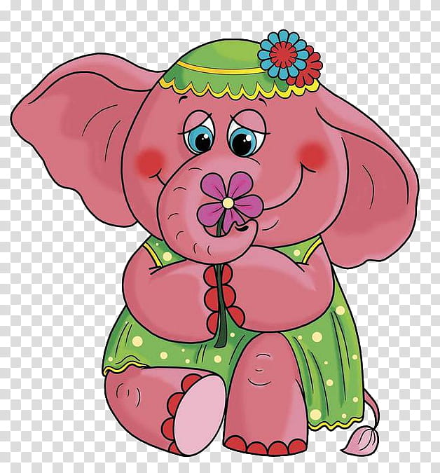 Pink Flower, Puppy, Elephant, Pug, Lesson, Drawing, Puppy Love, Proboscis transparent background PNG clipart