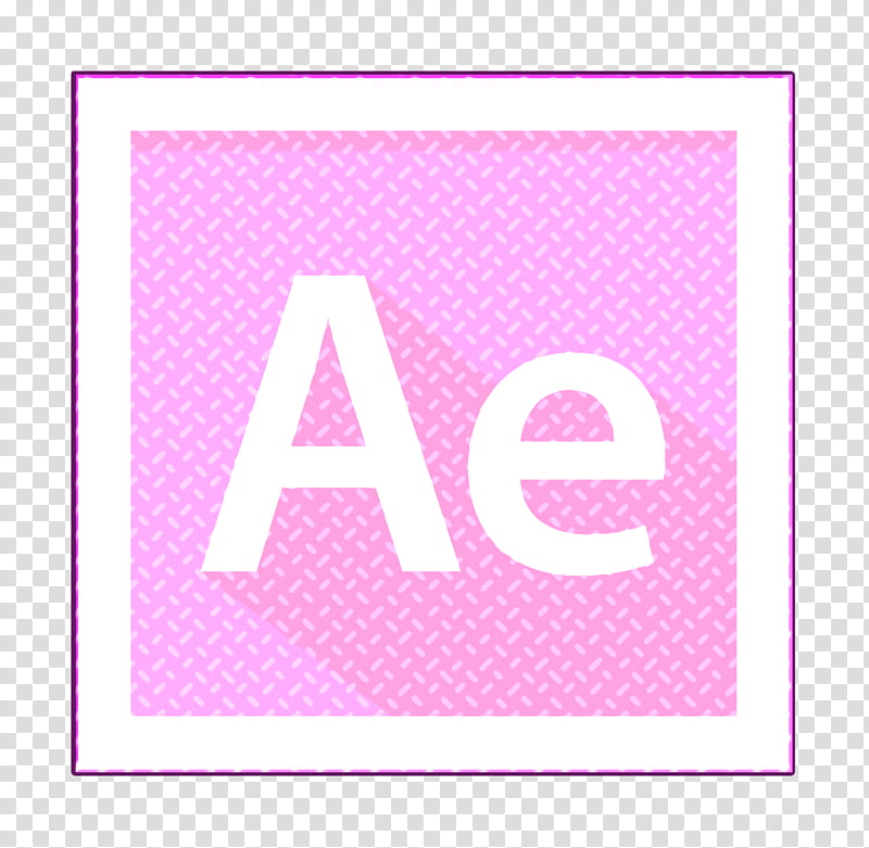 adobe icon after effects icon after effects logo icon, Design Icon, Pink, Text, Magenta, Violet, Line, Material Property transparent background PNG clipart