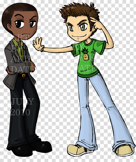 Psych, Gus and Shawn transparent background PNG clipart