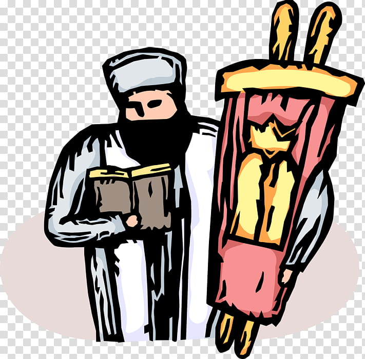 Judaism, Rabbi, Sefer Torah, Drawing, Cartoon transparent background PNG clipart