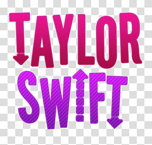 Taylor Swift texto transparent background PNG clipart thumbnail
