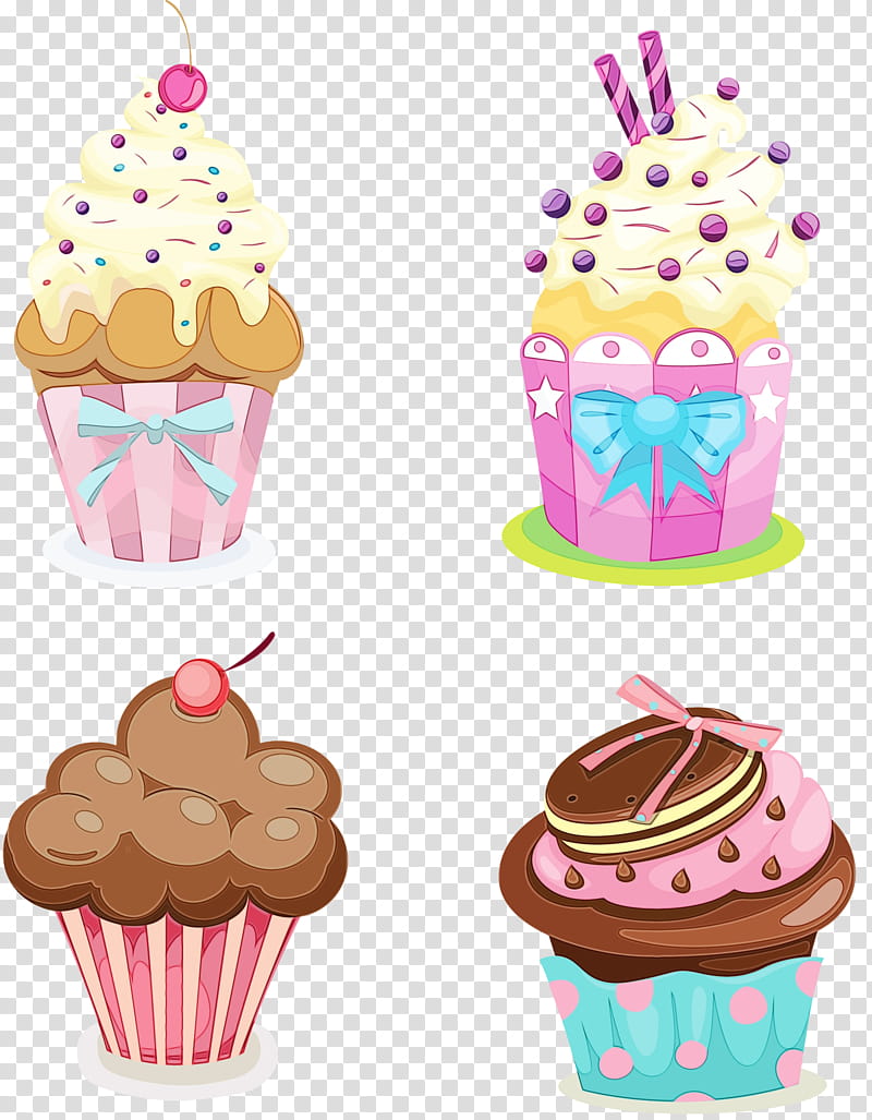 Birthday Party, Cupcake, Frosting Icing, American Muffins, Cute Cupcakes, Fondant Icing, Cream, Bakery transparent background PNG clipart