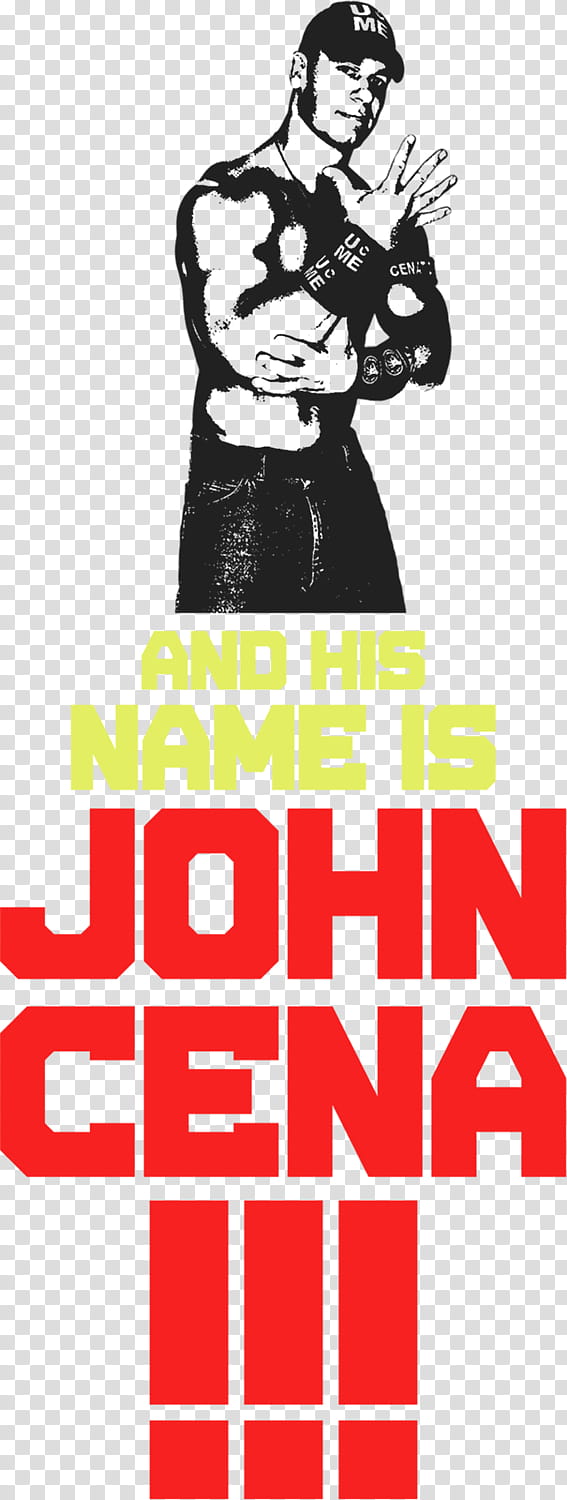 And His Name Is John Cena Logo transparent background PNG clipart
