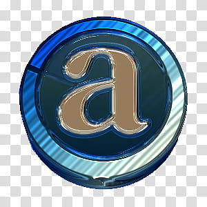 iconos en e ico zip, blue letter a logo transparent background PNG clipart