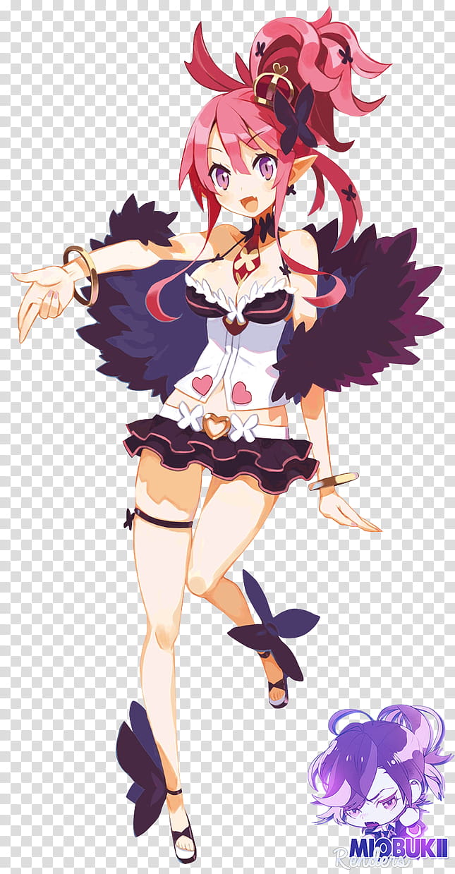 RENDER Seraphina, Disgaea , female anime character illustration transparent background PNG clipart
