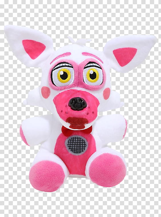 Funko Sister Location Funtime Foxy Plush transparent background PNG clipart
