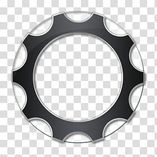 AveDock   AveDesk scripter, black gear icon transparent background PNG clipart