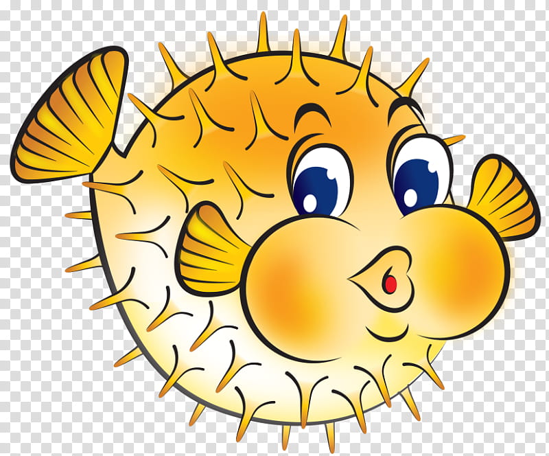 Cartoon Bee, Pufferfish, Goldfish, Whitespotted Puffer, Rayfinned Fishes, Porcupinefish, Drawing, Freshwater Angelfish transparent background PNG clipart