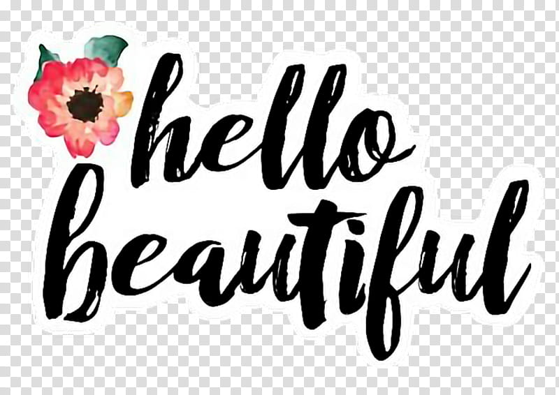 Hello Beautiful transparent background PNG clipart