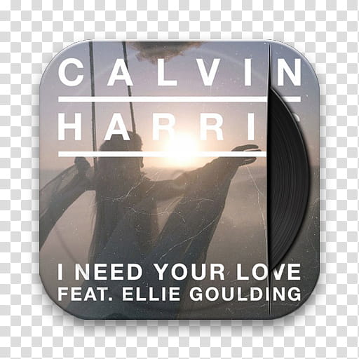 Music Album Cover Icons , Calvin Harris & Ellie Goulding transparent background PNG clipart