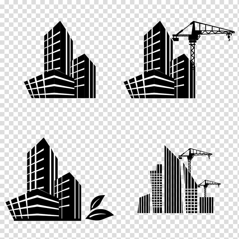 Building, Logo, Architecture, Facade, Landmark, Text, Black And White
, Metropolis transparent background PNG clipart