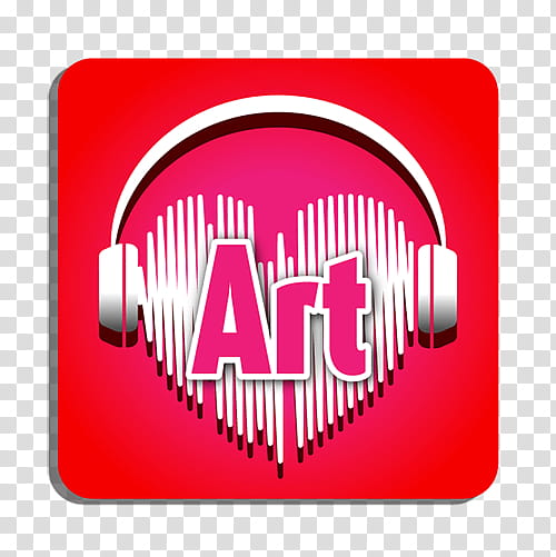 Art Heart, Logo, Wave, Sound, Test, Red, Text, Label transparent background PNG clipart