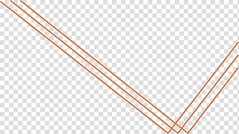 LIKES, orange v-line illustration transparent background PNG clipart