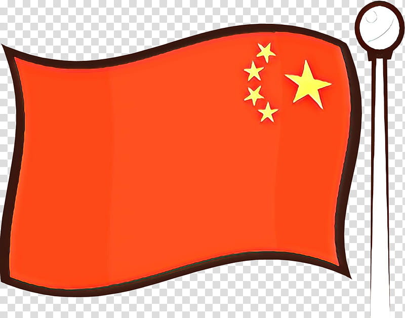 red red flag flag, Cartoon transparent background PNG clipart