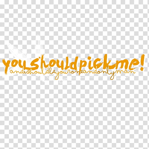 texts, you should pick me! text transparent background PNG clipart