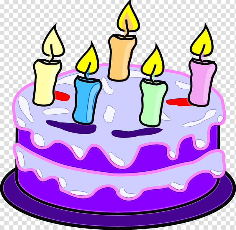 Birthday Cake Drawing, Watercolor, Paint, Wet Ink, Birthday , Cupcake ...