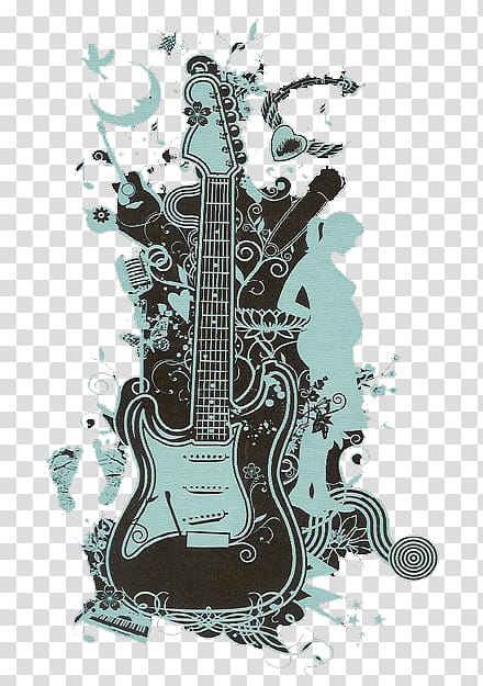 Magazine Cut Outs , guitar graphic transparent background PNG clipart