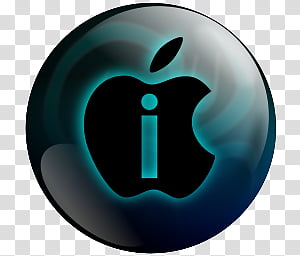 Black Pearl Dock Icons Set, BP iTunes Aqua transparent background PNG clipart thumbnail