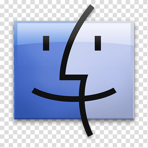 Mac Leopard Icons , finder () transparent background PNG clipart
