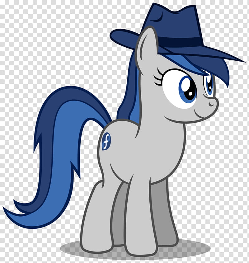 My Little Linux: Fedora transparent background PNG clipart