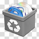 DSQUARED BINS, dsquared_trash_grey_full icon transparent background PNG clipart