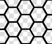 Seamless Hexagon texture transparent background PNG clipart