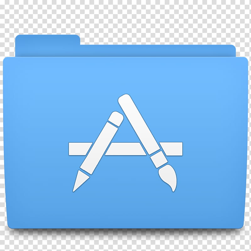 Accio Folder Icons for OSX, Applications, paint brush forming a folder clip icon transparent background PNG clipart