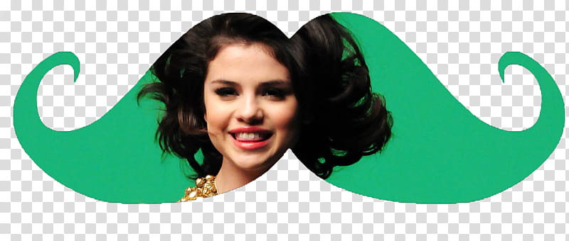 BIGOTES DE SELENA GOMEZ transparent background PNG clipart