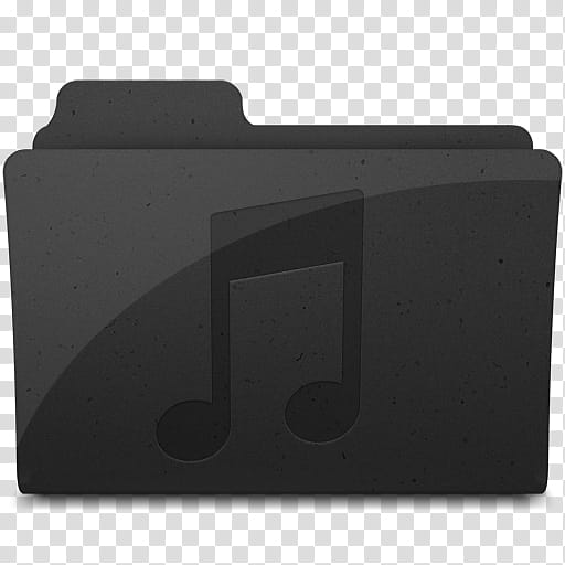 Black Leopard Icon Set UPDATE, MusicFolderIcon, grey Music folder transparent background PNG clipart