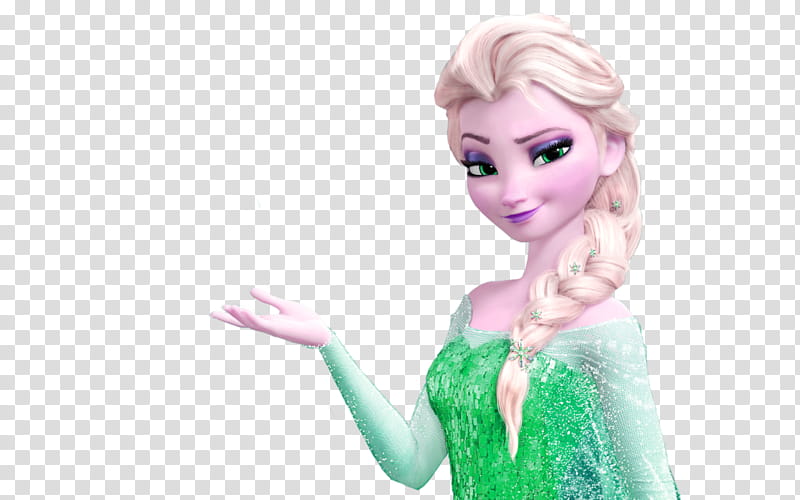 Queen Elsa With Different Colors transparent background PNG clipart