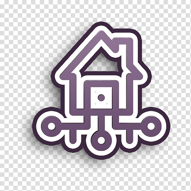 Artificial Intelligence icon Smart house icon, Logo, Text, Line, Label transparent background PNG clipart