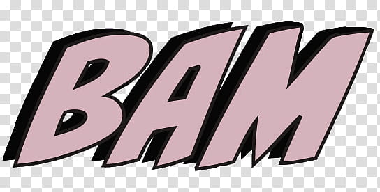 Boom, BAM logo transparent background PNG clipart