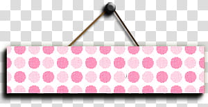 Cosas para tu marca de agua, white and pink polka-dot signboard transparent background PNG clipart