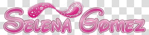 Texto Selena Gomez transparent background PNG clipart thumbnail