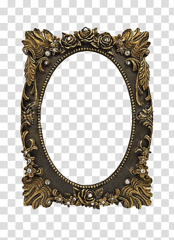 frames, silver and black floral wall decor transparent background PNG clipart