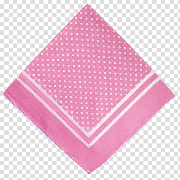 Dot, Handkerchief, Paisley, Polka Dot, Square, Pocket, Pink, Napkin transparent background PNG clipart