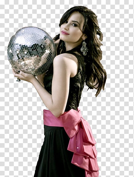 Demi Lovato Disco Ball  transparent background PNG clipart