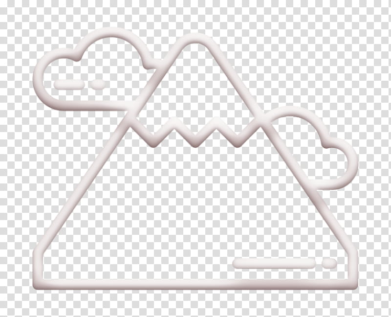 Camping Outdoor icon Mountain icon, Text, White, Black, Line, Triangle, Logo, Blackandwhite transparent background PNG clipart