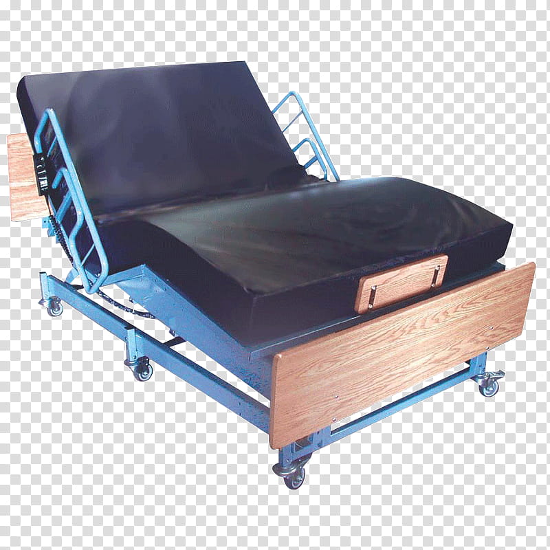 Wood Frame Frame, Bed, Adjustable Bed, Hospital Bed, Medline Industries, Mattress, Bariatrics, Medical Equipment transparent background PNG clipart