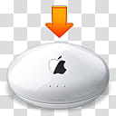 Leopard for Windows XP, round silver Apple device transparent background PNG clipart