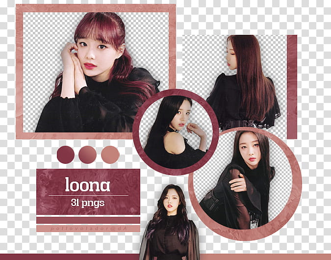 LOONA X X Album Scans Ver A transparent background PNG clipart