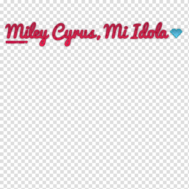 Miley Cyrus Mi Idola Texto transparent background PNG clipart