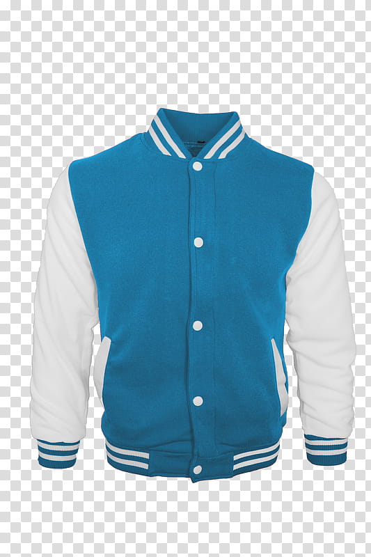 Hoodie Blue, Jacket, Letterman, Clothing, SweatShirt, Sleeve, Polar Fleece, Cuff transparent background PNG clipart