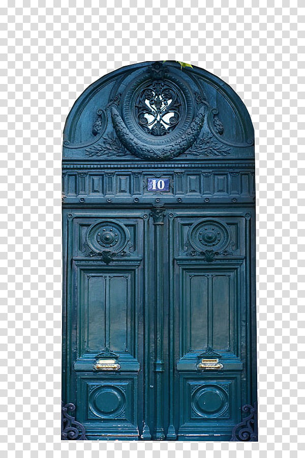 Doors, blue wooden door art transparent background PNG clipart