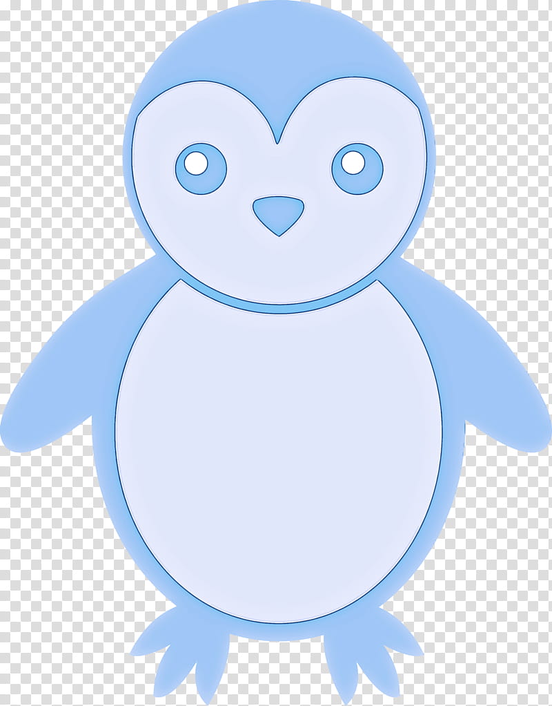 Baby toys, Flightless Bird, Penguin, Blue, Cartoon transparent background PNG clipart