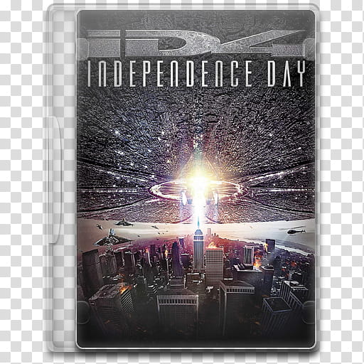 Movie Icon Mega , Independence Day, Independence Day DVD case transparent background PNG clipart