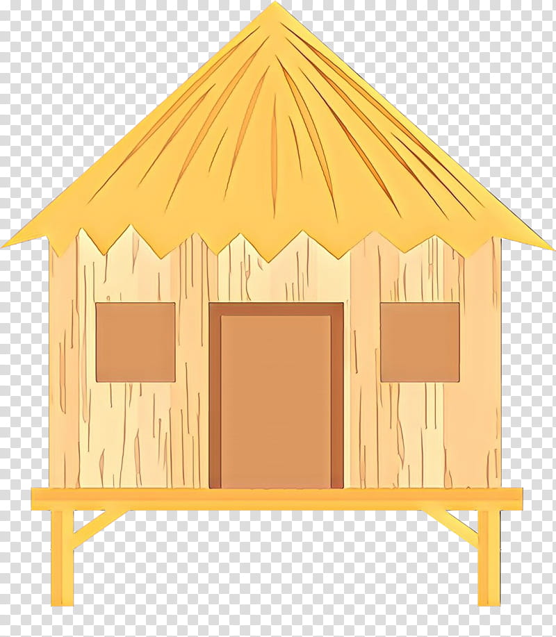 hut roof house room playhouse, Cartoon, Wood, Shed, Log Cabin transparent background PNG clipart