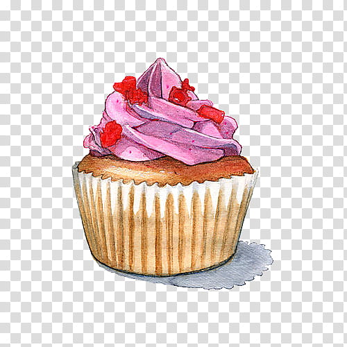 Art , cupcake illustration transparent background PNG clipart